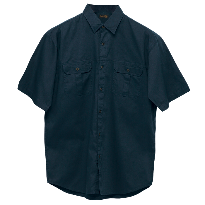 Plain Bush Shirt Mens