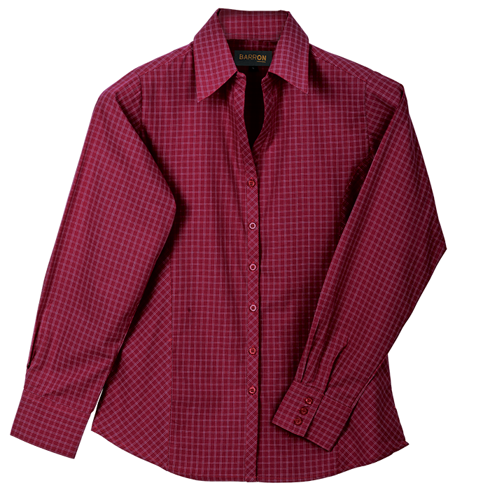 Pioneer Check Blouse Long Sleeve Ladies