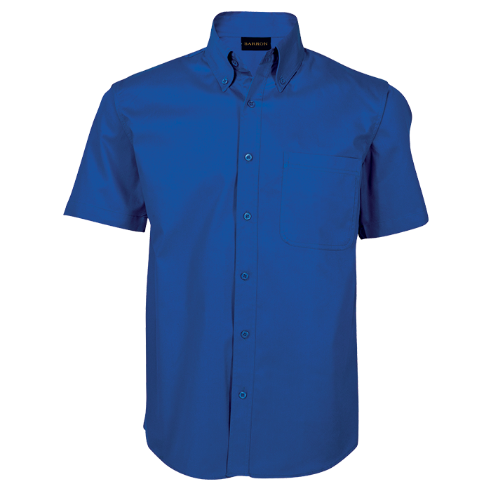 Brushed Cotton Twill Lounge Short Sleeve Mens