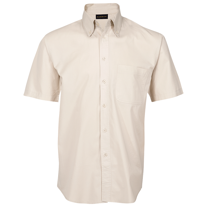 Brushed Cotton Twill Lounge Short Sleeve Mens