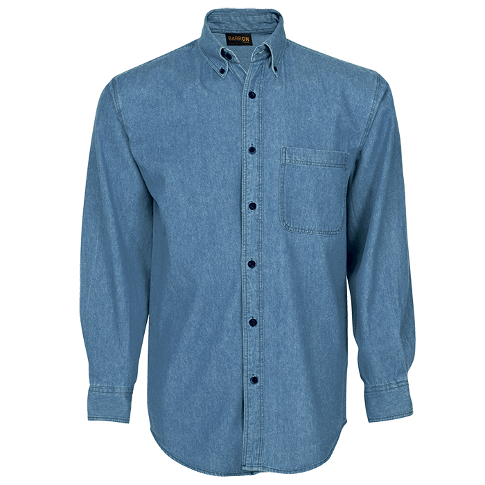 Denim Shirt Long Sleeve Mens