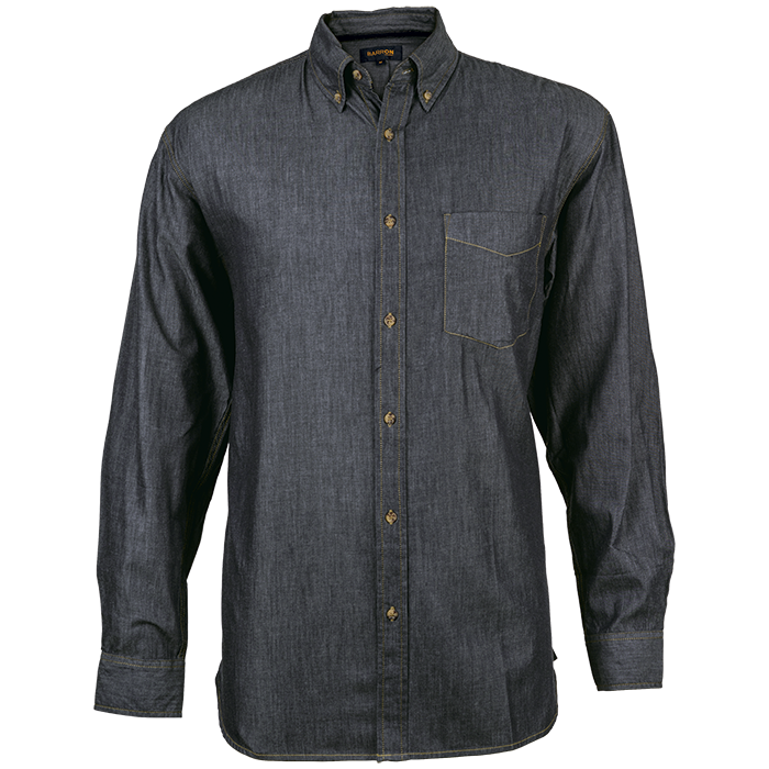 Denver Denim Shirt Long Sleeve Mens