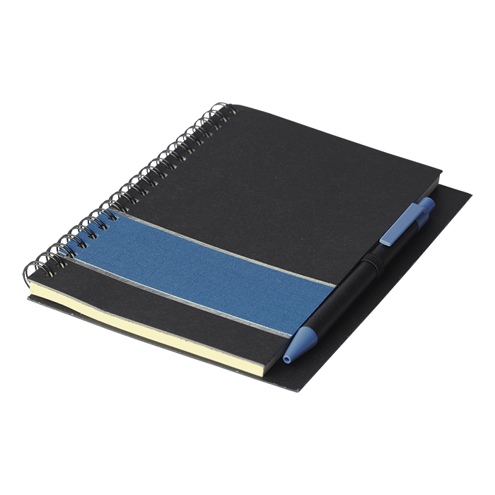 Coloured Stripe Notebook with Pen