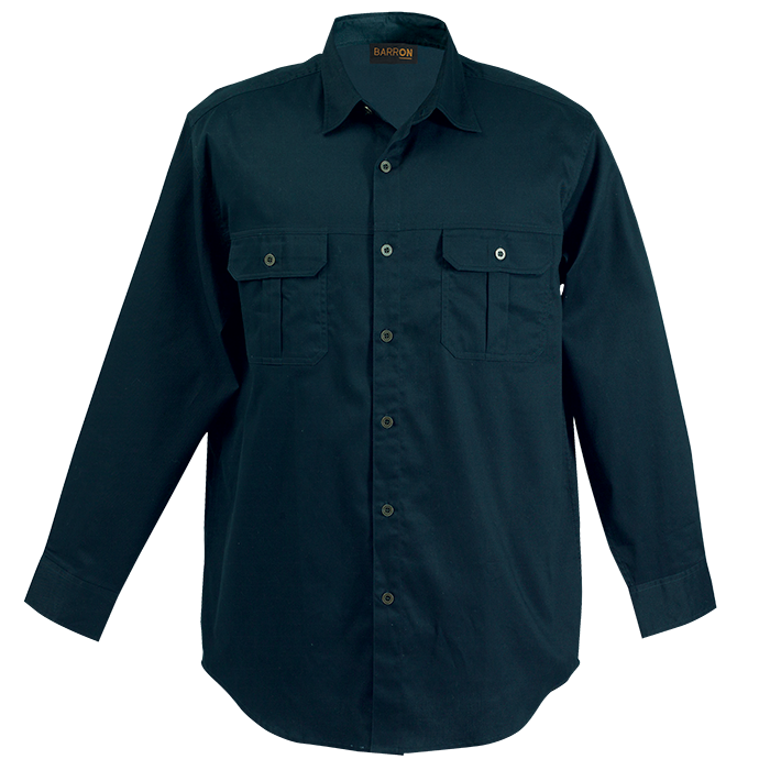 Bush Shirt Long Sleeve Mens