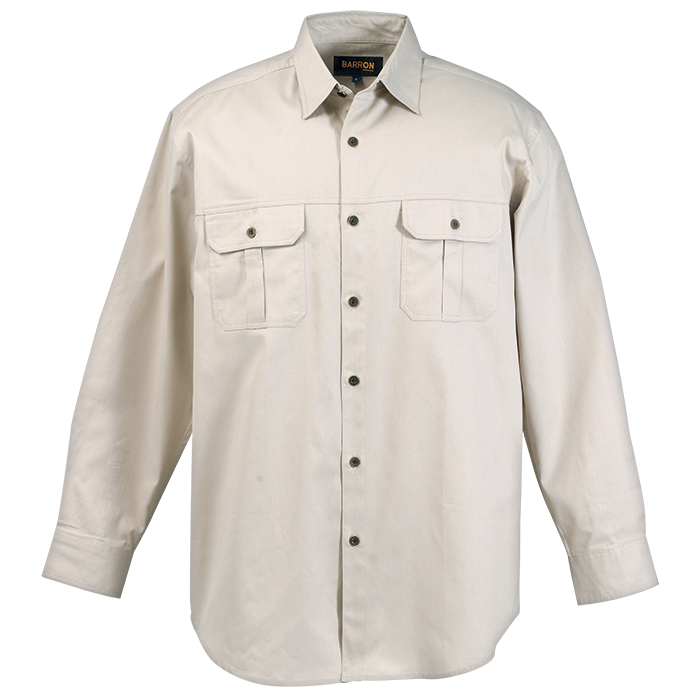 Bush Shirt Long Sleeve Mens