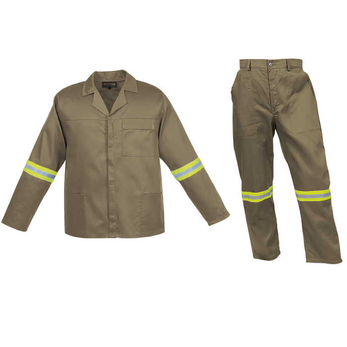 Barron Budget Poly Cotton Conti Suit with Reflective (CS-BR)