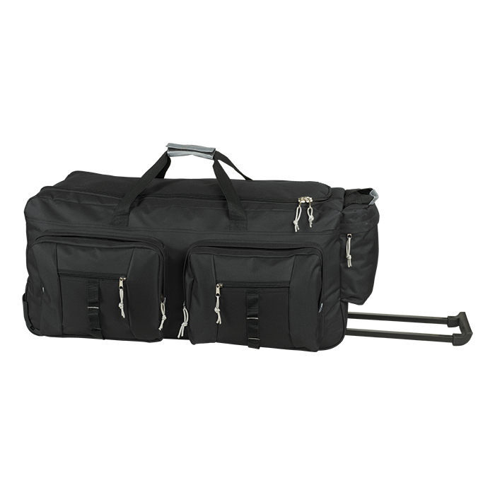 Dual Front Pocket Rolling Travel Duffel