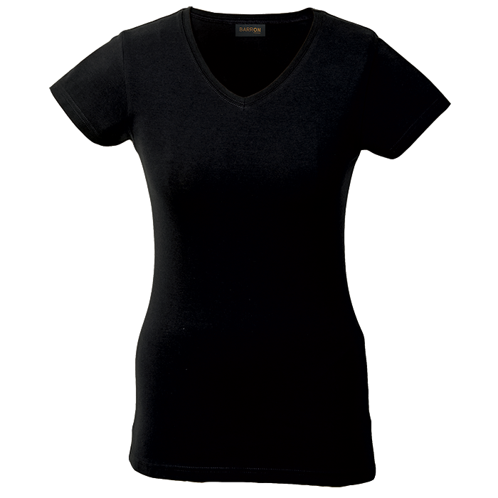 170g Slim Fit V-Neck T-Shirt Ladies