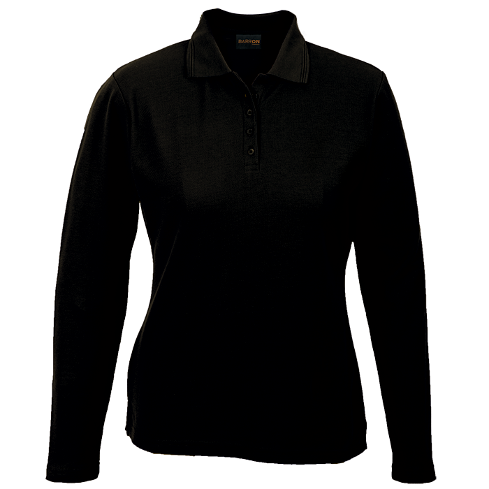 175g Pique Knit Long Sleeve Golfer Ladies