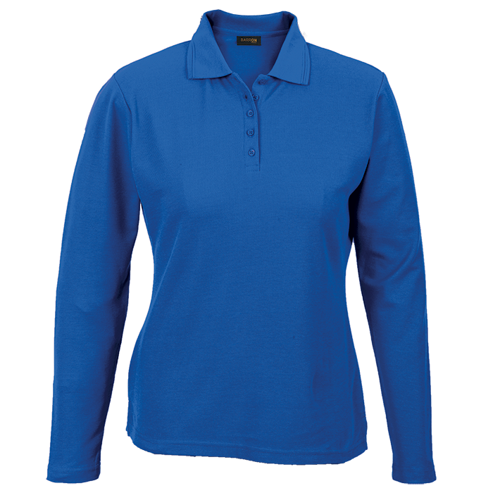 175g Pique Knit Long Sleeve Golfer Ladies