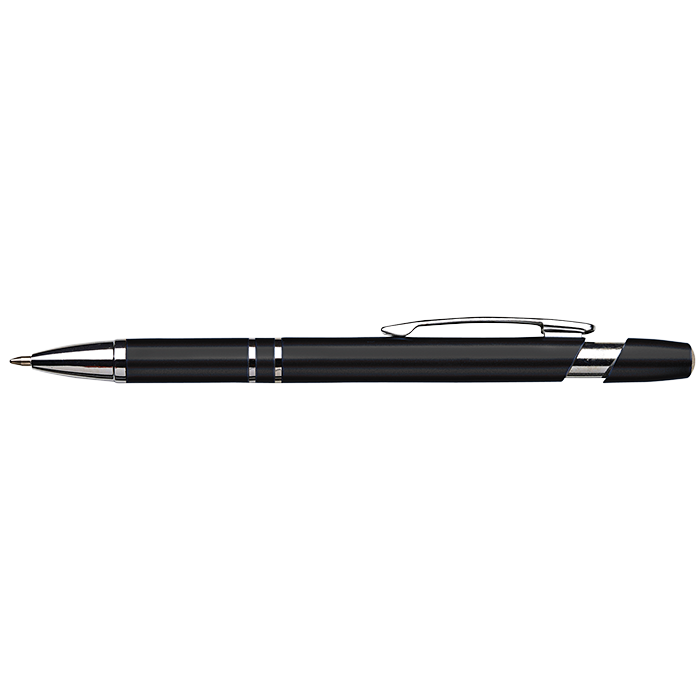 Dual Ring Metallic Ballpoint Pen