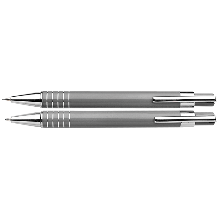 Lacquered Barrel Matching Ballpoint Pen and Clutch Pencil Se