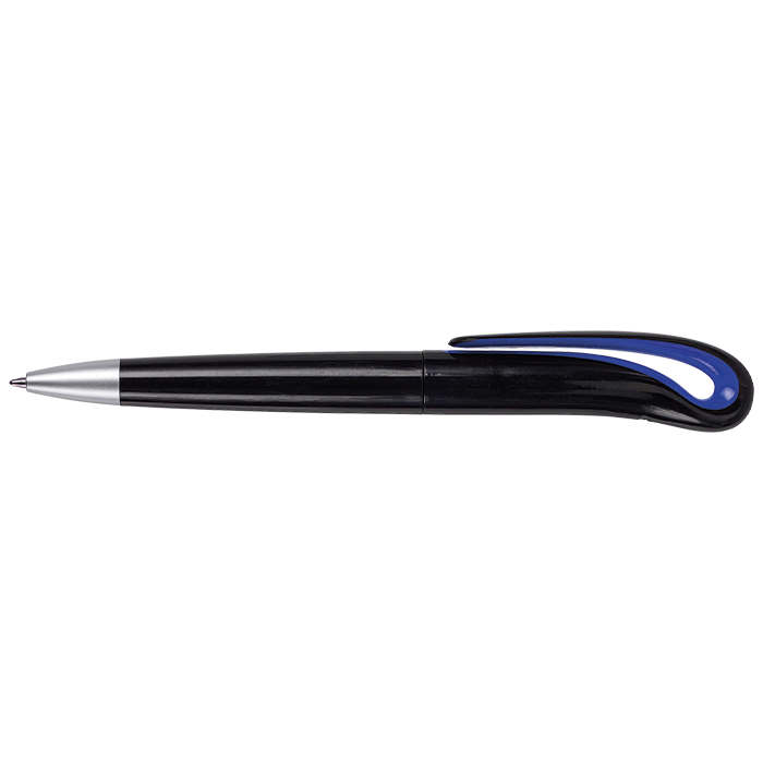 Swan Neck Design Ballpoint Pen with Black Barrel