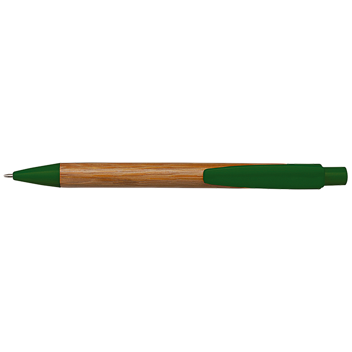 Bamboo Ballpoint Pen with Plastic Trims