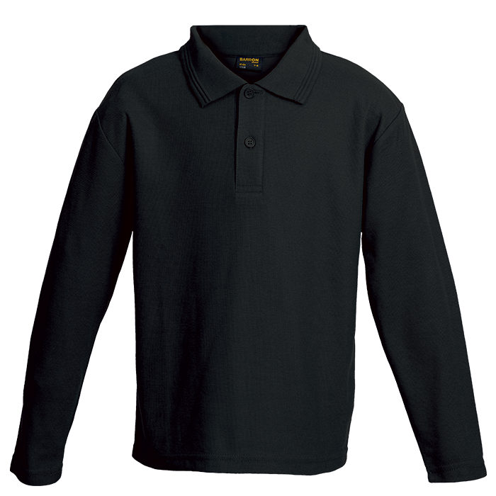 175g Pique Knit Long Sleeve Golfer Kiddies