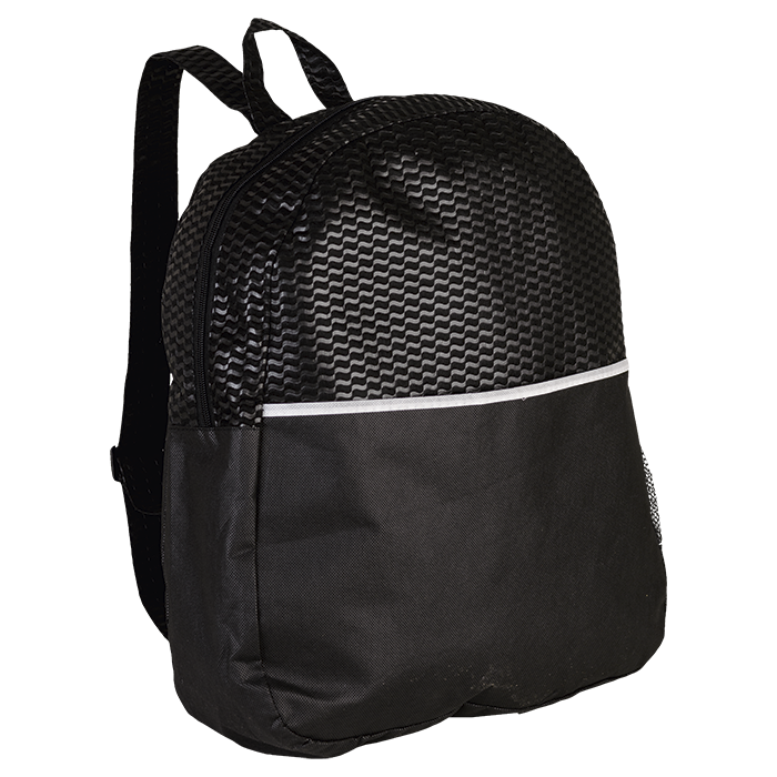 Wave Design Backpack Non-Woven