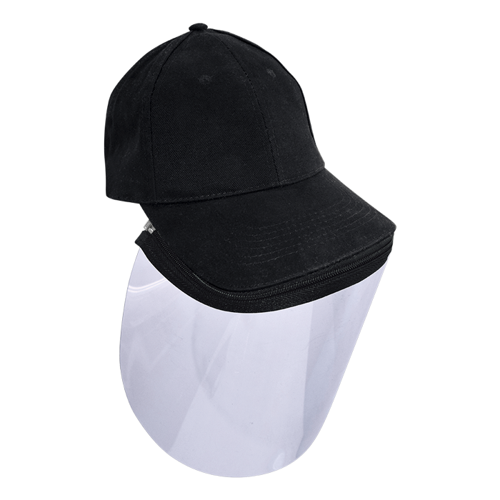 VIZIP 6 Panel Brushed Cotton Caps (Box of 10)