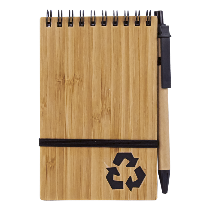 Bamboo Notebook With Pen