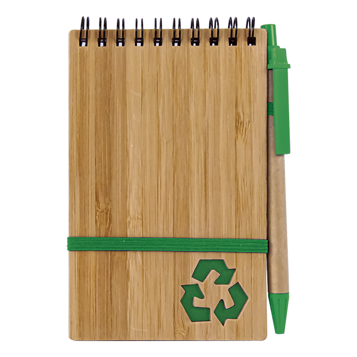 Bamboo Notebook With Pen