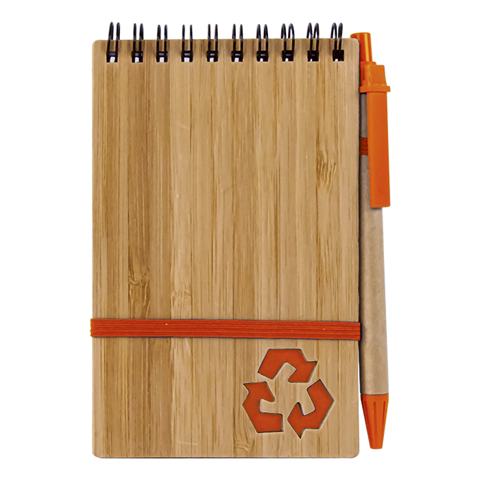 Bamboo Notebook With Pen