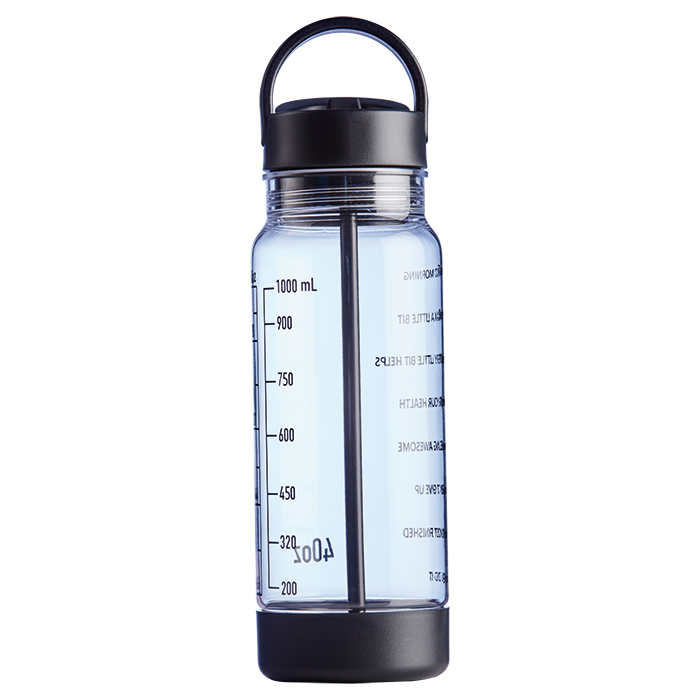 1L Torrent Water Bottle With Straw