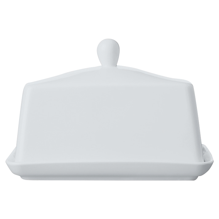 White Basics Butter Dish