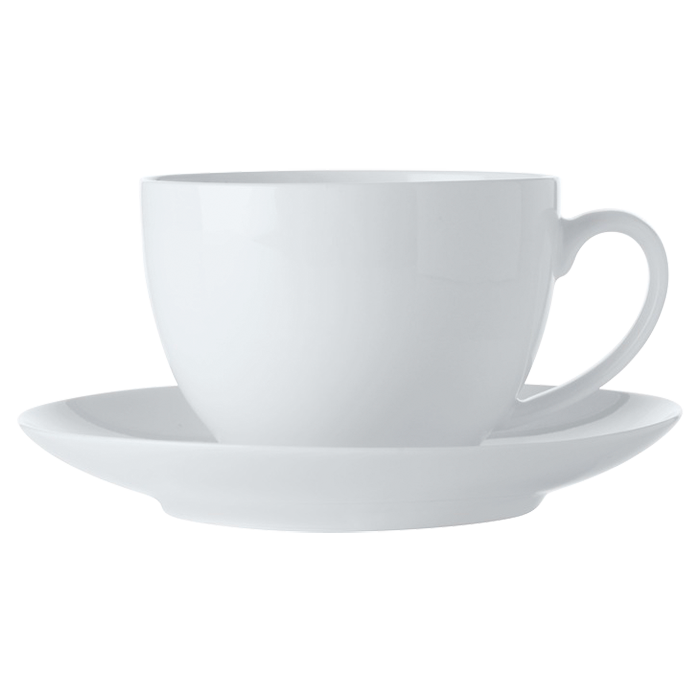 White Basics Cup and Saucer 280ml