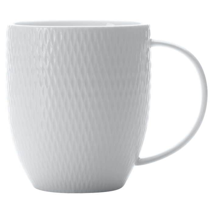 White Basics Diamonds Coupe Mug 420ml