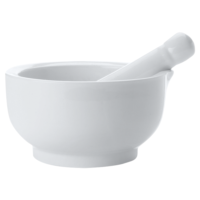 White Basics Mortar & Pestle