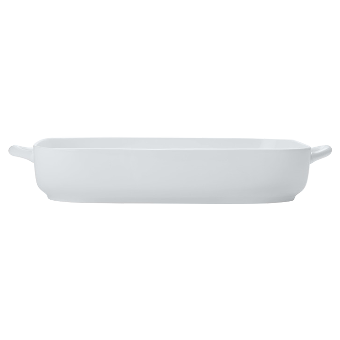 White Basics Rectangular Baker