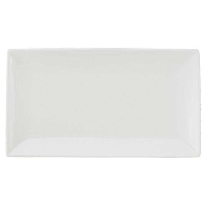 White Basics Rectangular Platter