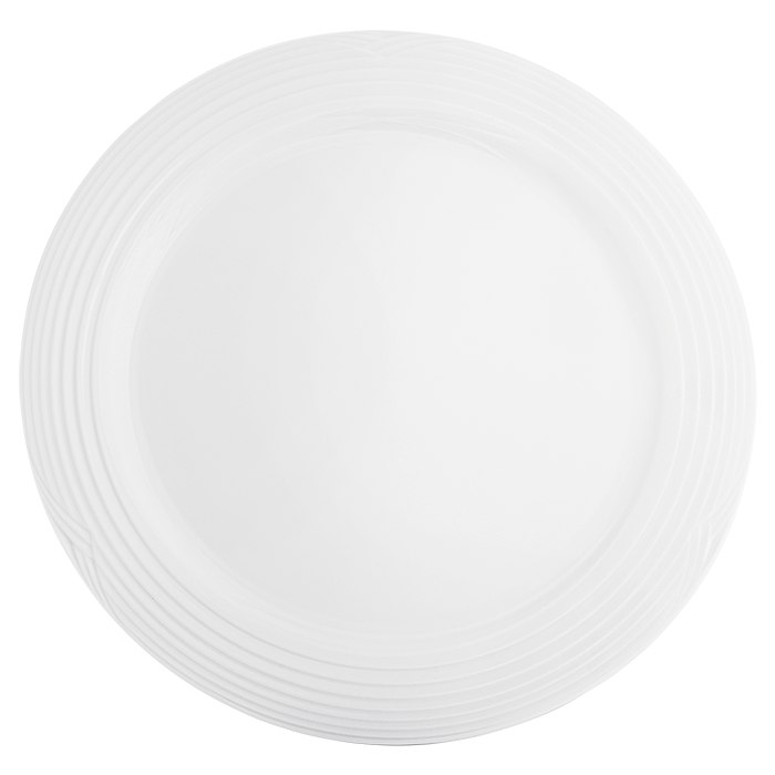 Arctic White Round Platter