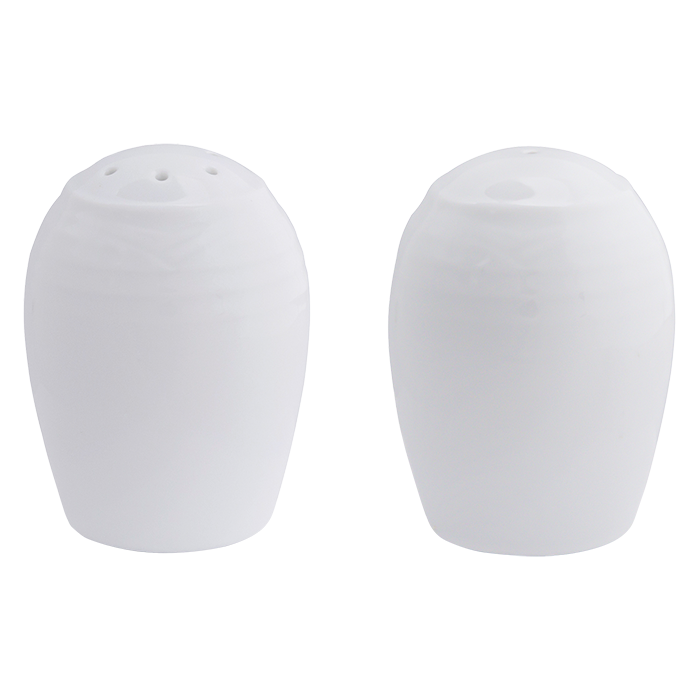 Arctic White Salt and Pepper Set