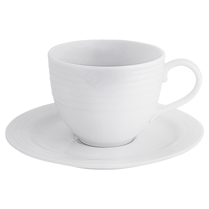 Arctic White Tea Cup and Saucer 240ml