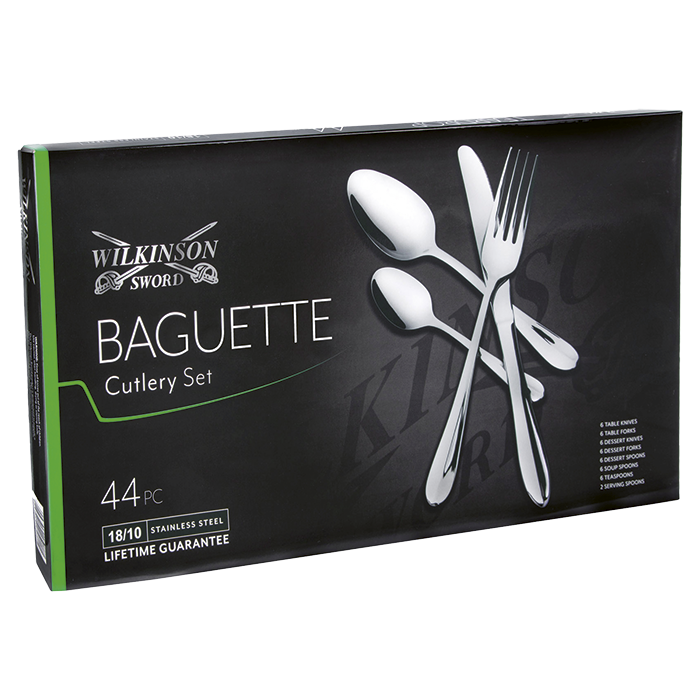 Baguette 44 Piece Cutlery Set