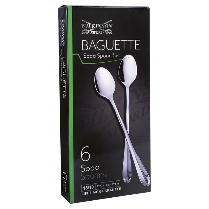 Baguette 6 Piece Soda Spoon Set