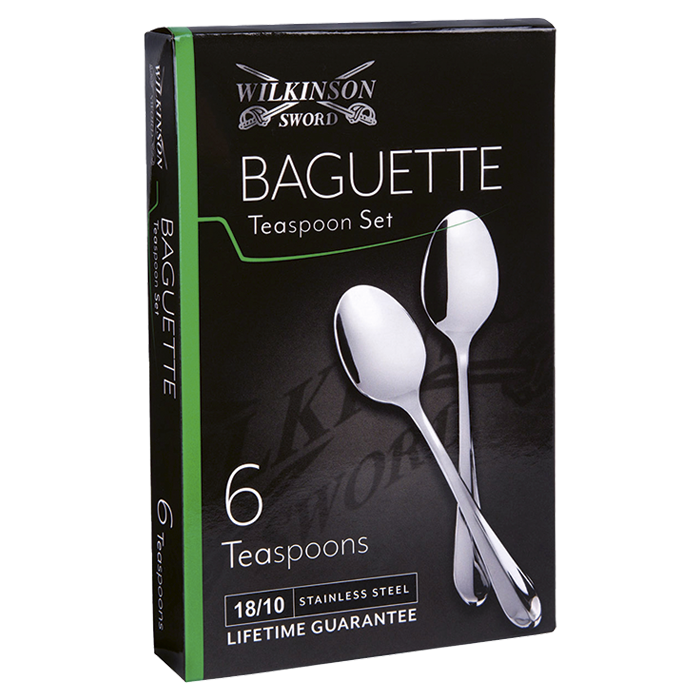 Baguette 6 Piece Teaspoon Set