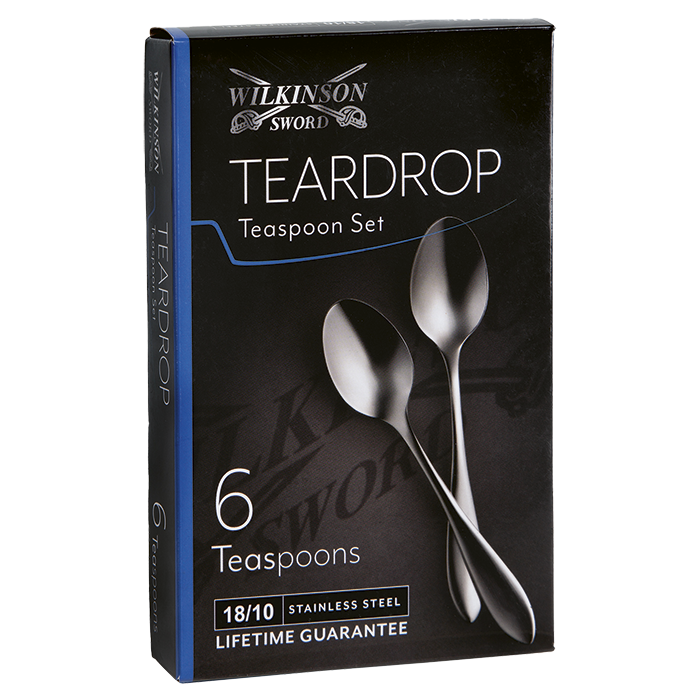 Teardrop 6 Piece Teaspoon Set