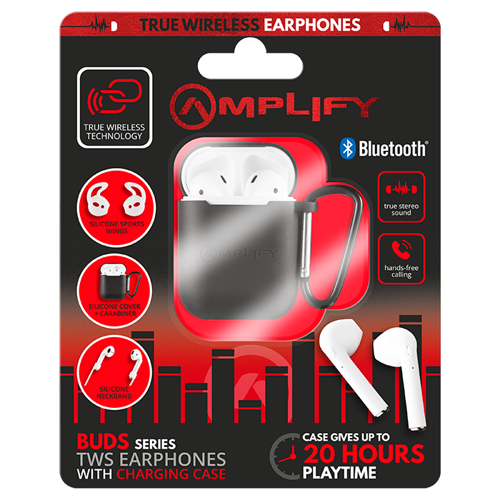 Amplify Buds Series True Wireless Earphones with Accessories