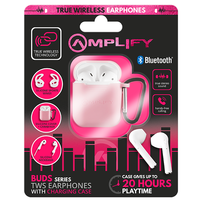 Amplify Buds Series True Wireless Earphones with Accessories