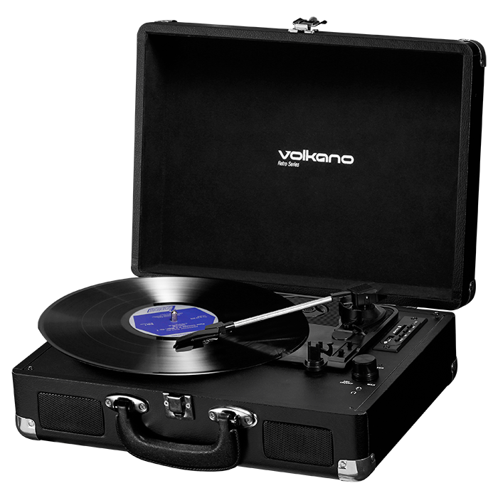 Volkano Retro Series Portable Vinyl Player