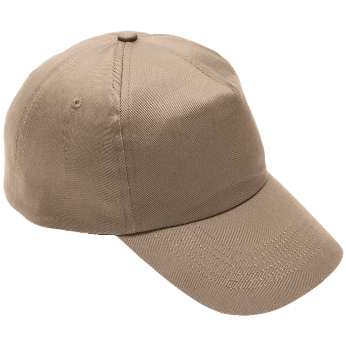 5 Panel Cotton with Hard Front Cap